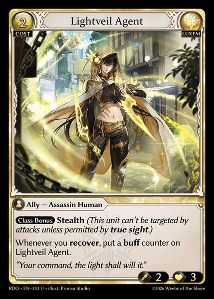 Lightveil Agent (Curio Foil)