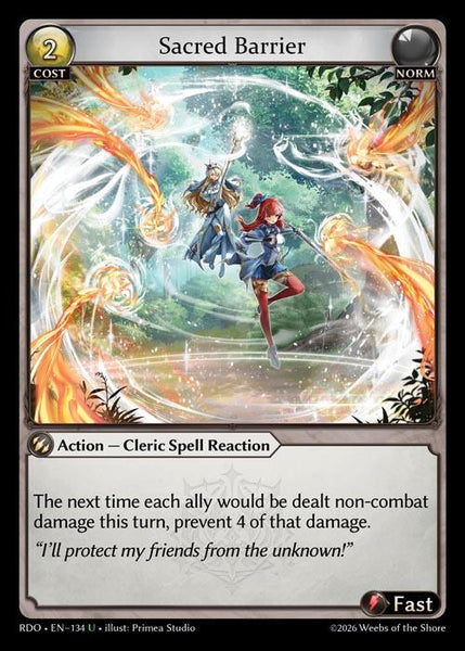 Sacred Barrier (Curio Foil)