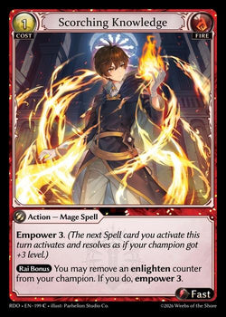 Scorching Knowledge (Curio Foil)