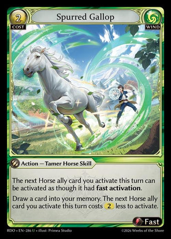 Spurred Gallop (Curio Foil)