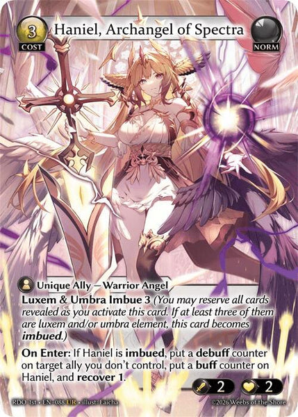 Haniel, Archangel of Spectra