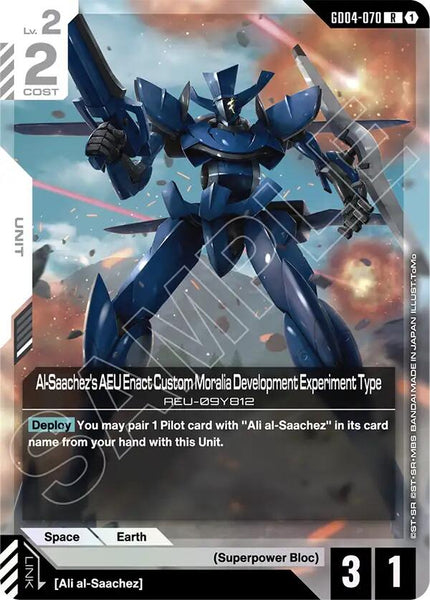 Al-Saachez's AEU Enact Custom Moralia Development Experiment Type