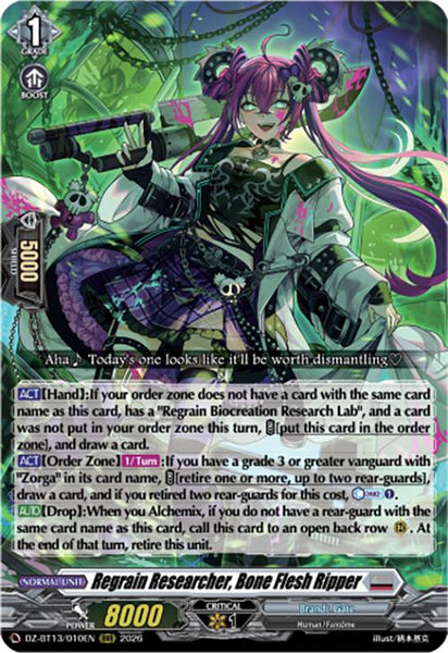 Regrain Researcher, Bone Flesh Ripper