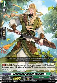 Landscape Pruner, Toleiran