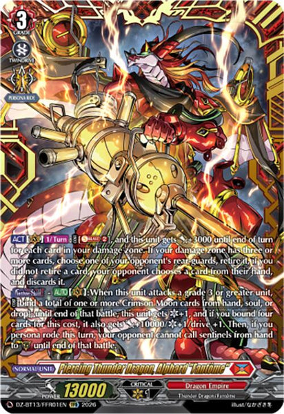 Piercing Thunder Dragon, Alphard "Fantome" (FFR)