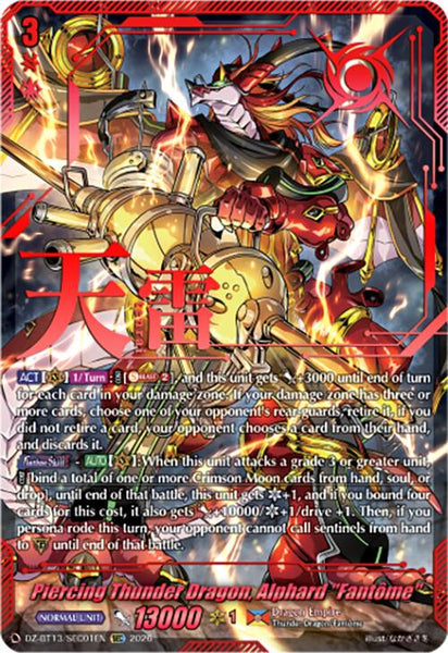 Piercing Thunder Dragon, Alphard "Fantome" (SEC)