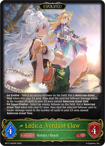 Ladica, Verdant Claw (Evolved)