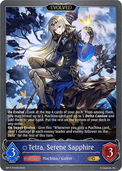Tetra, Serene Sapphire (Evolved) - P10EN (Foil)