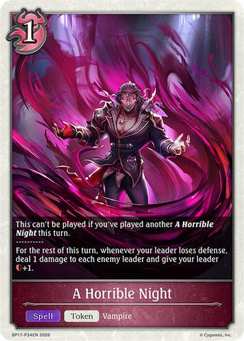 A Horrible Night - P34EN (Foil)