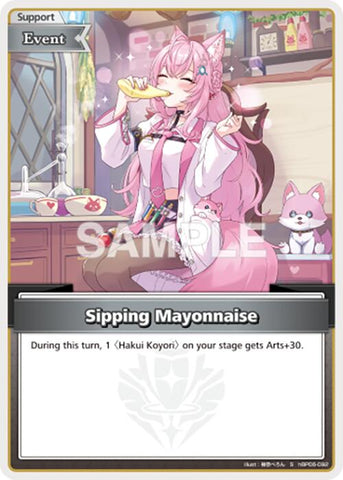 Sipping Mayonnaise (S)
