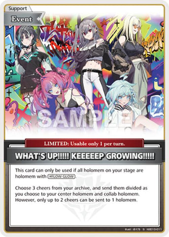 WHAT'S UP!!!!! KEEEEEP GROWING!!!!! (S)
