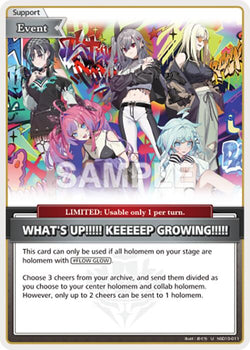 WHAT'S UP!!!!! KEEEEEP GROWING!!!!! (U)