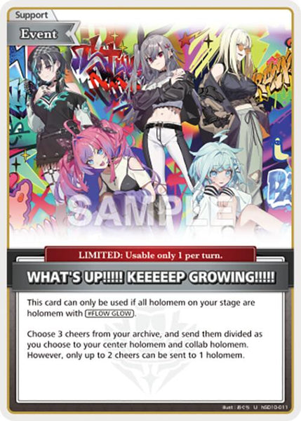 WHAT'S UP!!!!! KEEEEEP GROWING!!!!! (U)