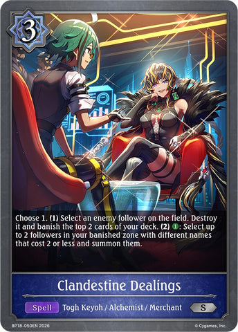 Clandestine Dealings