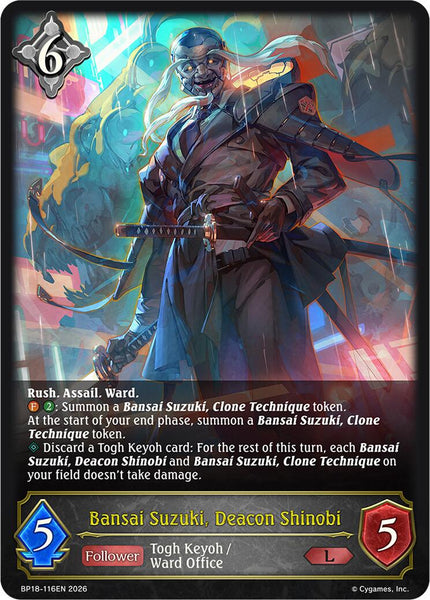 Bansai Suzuki, Deacon Shinobi