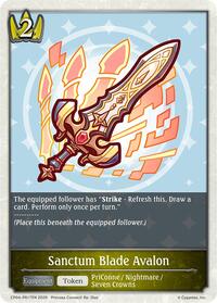 Sanctum Blade Avalon - PR17EN
