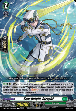 Tear Knight, Strophi