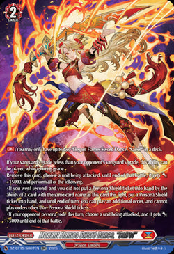 Elegant Flames Sword Dance, "Sairei" (SR)