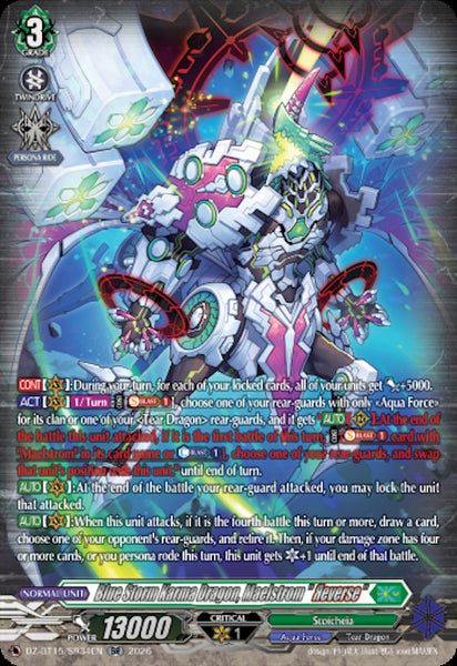 Blue Storm Karma Dragon, Maelstrom "Reverse" (SR)