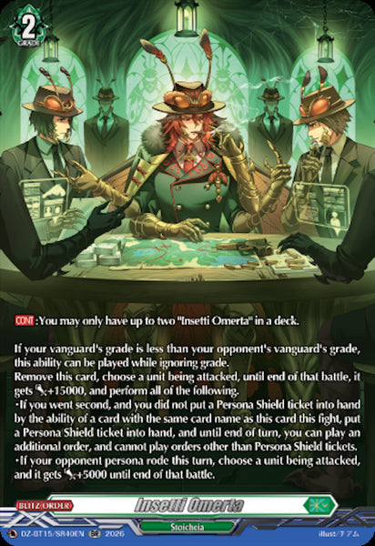 Insetti Omerta (SR)