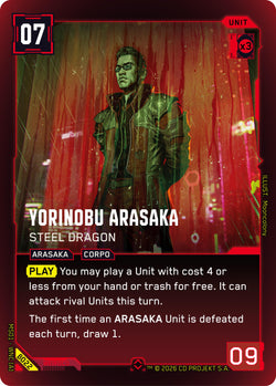 Yorinobu Arasaka - Steel Dragon