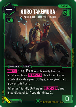 Goro Takemura - Vengeful Bodyguard (Rare)