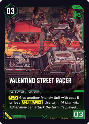 Valentino Street Racer