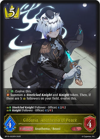 Gildaria, Anathema of Peace