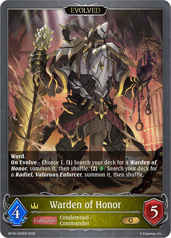 Warden of Honor (Evolved)