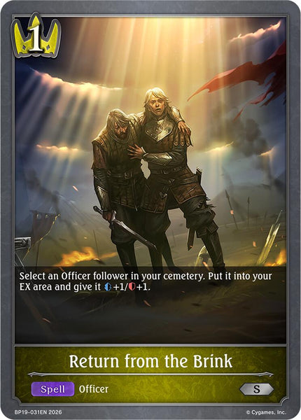 Return from the Brink