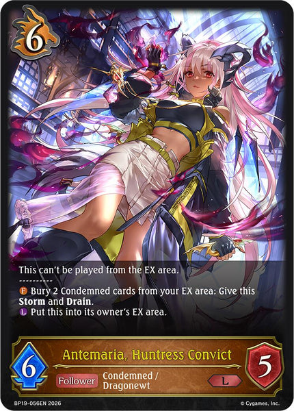 Antemaria, Huntress Convict