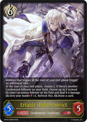 Erralde, Troth Convict