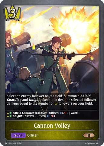 Cannon Volley - P10EN (Foil)