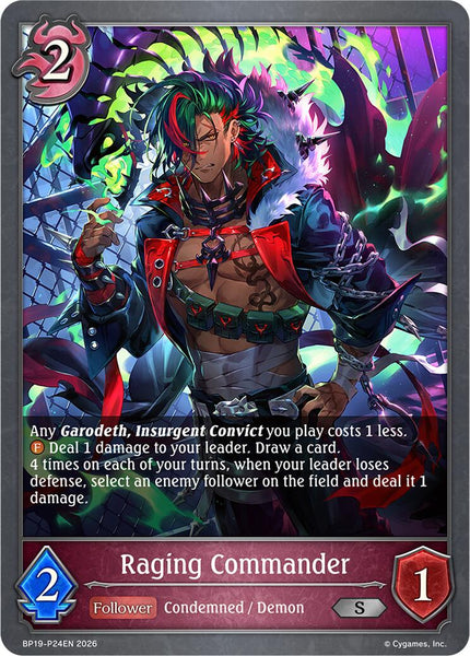 Raging Commander - P24EN (Foil)
