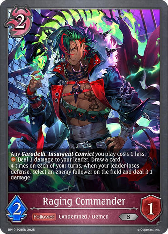 Raging Commander - P24EN (Foil)