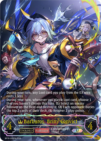 Barbaros, Briny Convict (Evolved) (U) - U02EN (Foil)