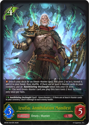 Izudia, Annihilation Manifest