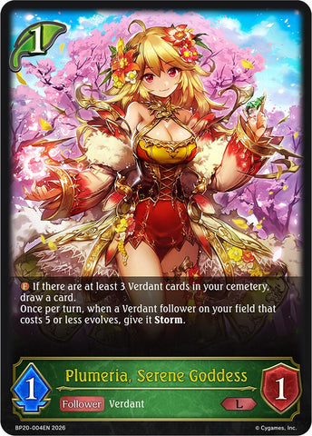 Plumeria, Serene Goddess