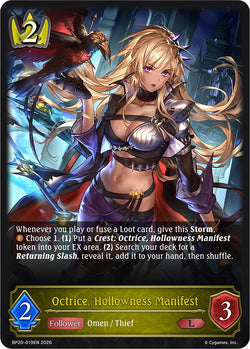 Octrice, Hollowness Manifest