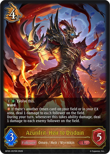 Azurifrit, Heir to Disdain
