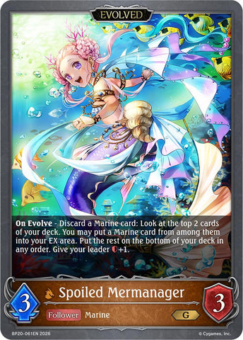 Spoiled Mermanager (Evolved)