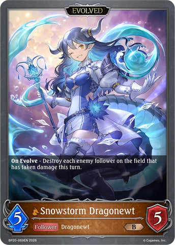 Snowstorm Dragonewt (Evolved)