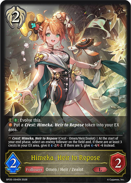 Himeka, Heir to Repose