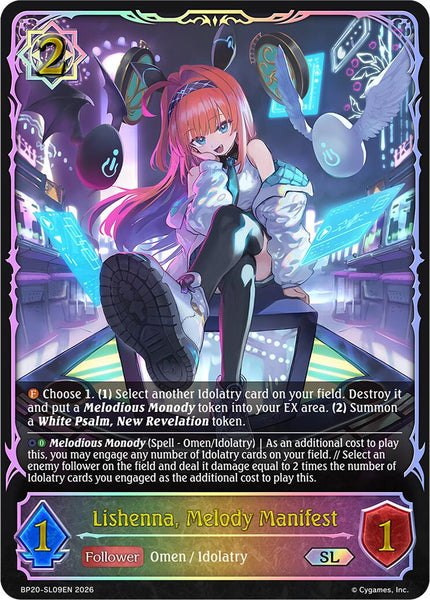 Lishenna, Melody Manifest (SL)