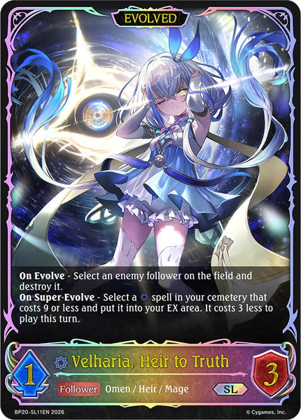 Velharia, Heir to Truth (Evolved) (SL)