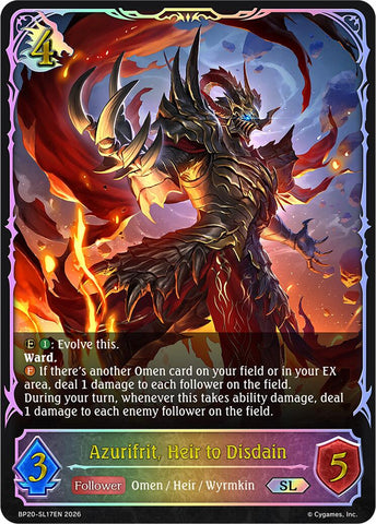 Azurifrit, Heir to Disdain (SL)