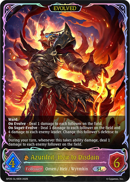 Azurifrit, Heir to Disdain (Evolved) (SL)