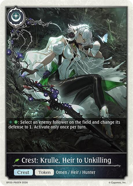 Crest: Krulle, Heir to Unkilling - P60EN (Foil)