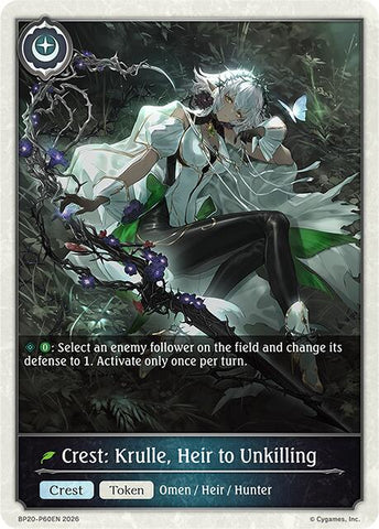 Crest: Krulle, Heir to Unkilling - P60EN (Foil)