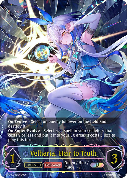 Velharia, Heir to Truth (Evolved) (U)